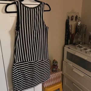 sanctuary striped geometric tank dress